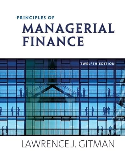 Stock image for Principles of Managerial Finance & MyFinance Student Access Code Card (12th Edition) (Prentice Hall Series in Finance) for sale by Iridium_Books