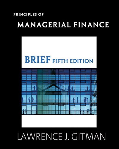Principles of Managerial Finance (9780138011284) by Gitman, Lawrence J.