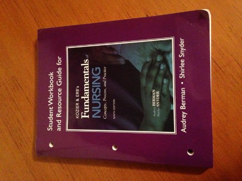 Beispielbild fr Student Workbook and Resource Guide for Kozier and Erb's Fundamentals of Nursing zum Verkauf von Better World Books