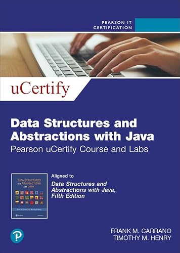 Stock image for Data Structures And Abstractions With Java Pearson Ucertify Course And Labs Access Code Card for sale by GreatBookPrices