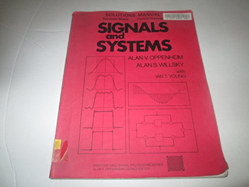 9780138097493: Signals and Systems. Solutions Manual. (Prentice Hall)