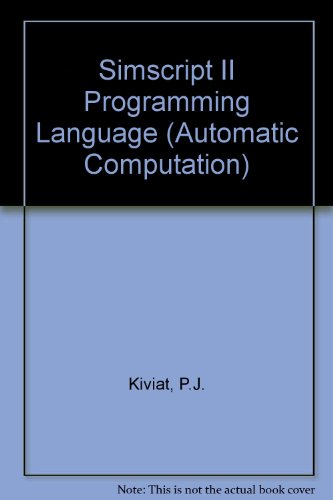 9780138101763: Simscript II Programming Language (Automatic Computation S.)