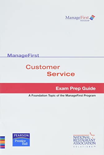 Stock image for Test Prep Managefirst Customer Service for sale by HPB-Red