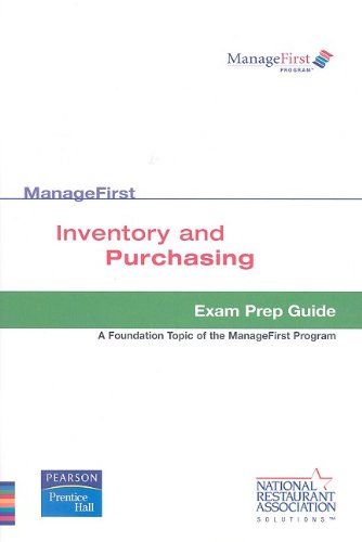 Beispielbild fr Inventory and Purchasing: Exam Prep Guide zum Verkauf von ThriftBooks-Atlanta