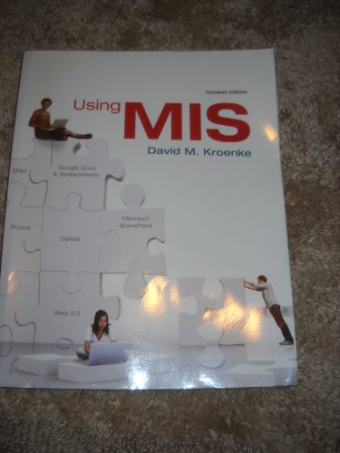 Stock image for Using MIS (2nd Edition) for sale by BookHolders