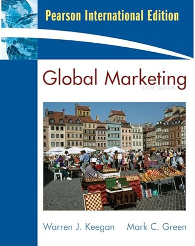 Beispielbild fr Global Marketing zum Verkauf von medimops