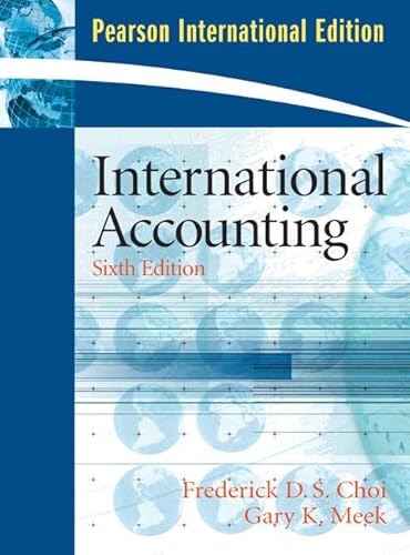Stock image for International Accounting: International Edition for sale by WorldofBooks
