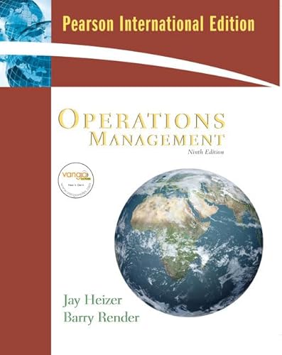 9780138134549: Operations Management: International Edition