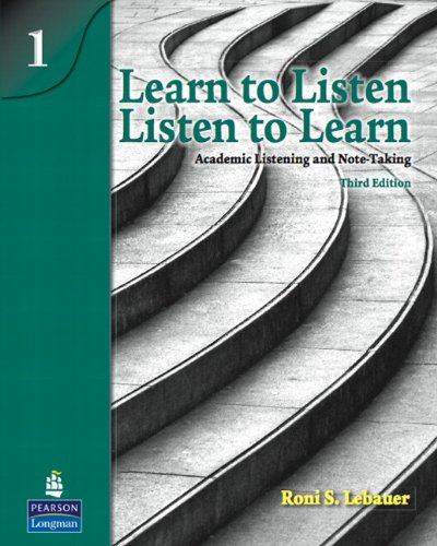9780138140014: Learn to Listen, Listen to Learn 1: Academic Listening and Note-Taking