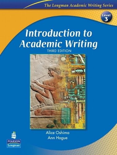 9780138144517: Introduction to Academic Writing with Criterion(SM) Publisher's Version (The Longman Academic Writing Series Level 3)