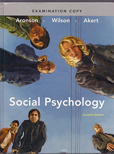 Stock image for Social Psychology (7th Edition) (Examination Copy) (Hardcover) for sale by ThriftBooks-Dallas