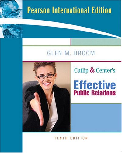 9780138145668: Cutlip and Center's Effective Public Relations: International Edition