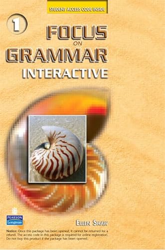 Focus on Grammar Interactive 1, Online Version (Access Code Card) (9780138145743) by Shaw, Ellen