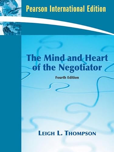 9780138146566: The Mind and Heart of the Negotiator.: 4th Edition