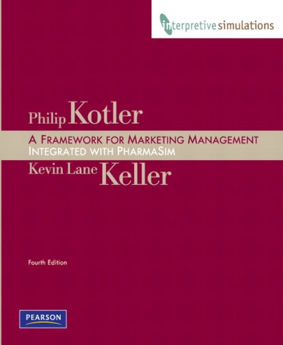 A Framework for Marketing Management + Interpretive Simulations Access Code Card Group B: Integrated with Pharmasim (9780138151690) by Kotler, Philip; Keller, Kevin; Interpretive Simulations