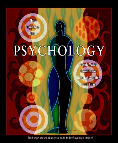 Psychology (Canadian Ed) 3rd (9780138152154) by [???]