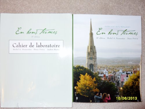 Stock image for En bons termes, Eighth Edition with MyFrenchLab (8th Edition) for sale by ThriftBooks-Dallas