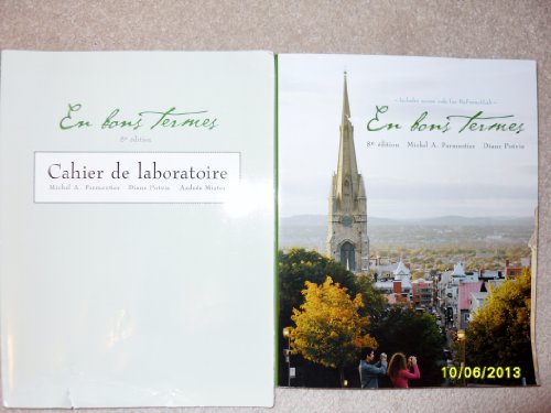 9780138152192: En bons termes, Eighth Edition with MyFrenchLab (8th Edition)