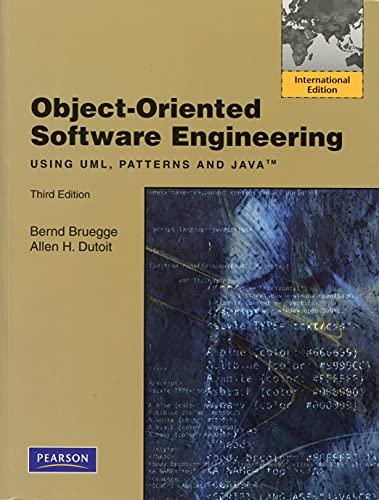 Beispielbild fr Object-Oriented Software Engineering Using UML, Patterns, and Java: International Edition zum Verkauf von Cambridge Rare Books