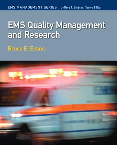 Beispielbild fr EMS Quality Management and Research (EMS Management) zum Verkauf von BooksRun