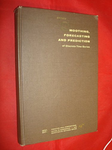 9780138153083: Smoothing Forecasting and Prediction of Discrete Time Series