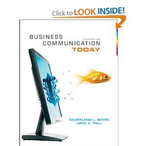 Print Upgrade for Business Communication Today (9780138155087) by Thill