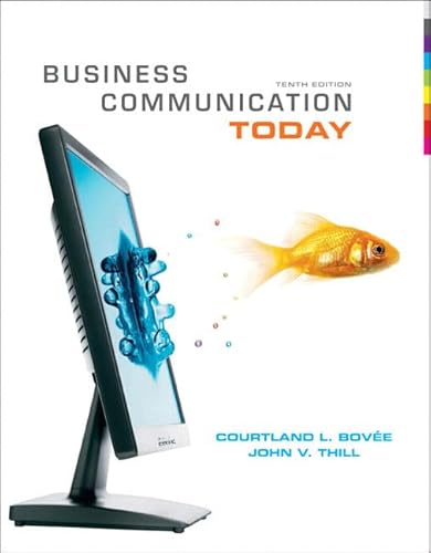 Beispielbild fr Business Communication Today zum Verkauf von Better World Books