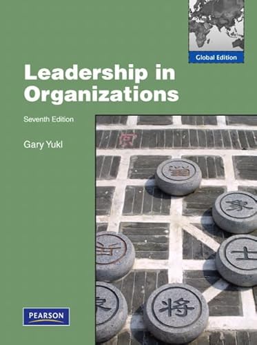 Beispielbild fr Leadership in Organizations:Global Edition zum Verkauf von WorldofBooks