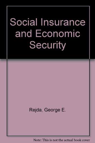 Stock image for Social Insurance and Economic Security for sale by Better World Books
