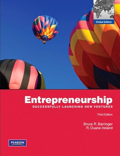 Imagen de archivo de Entrepreneurship : Successfully Launching New Ventures: Global Edition a la venta por Better World Books Ltd