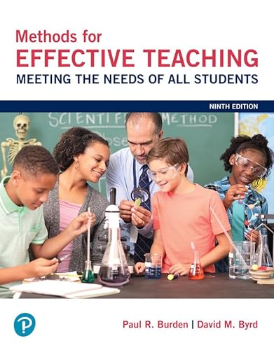 Stock image for Methods For Effective Teaching: Meeting The Needs Of All Students for sale by GreatBookPrices