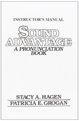 Imagen de archivo de Sound Advantage: A Pronunciation Book: Instructors Manual a la venta por Solr Books
