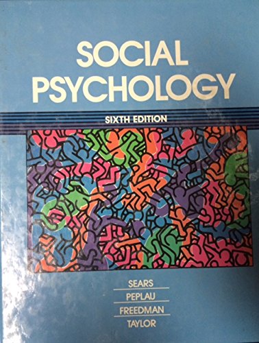 Beispielbild fr Social Psychology zum Verkauf von Your Online Bookstore