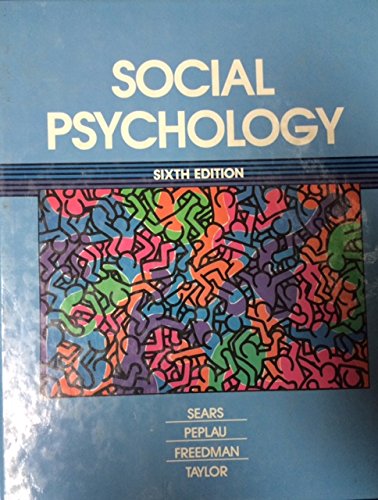 Stock image for Social Psychology for sale by Better World Books