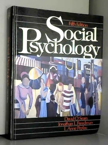 Beispielbild fr Social Psychology zum Verkauf von BookHolders