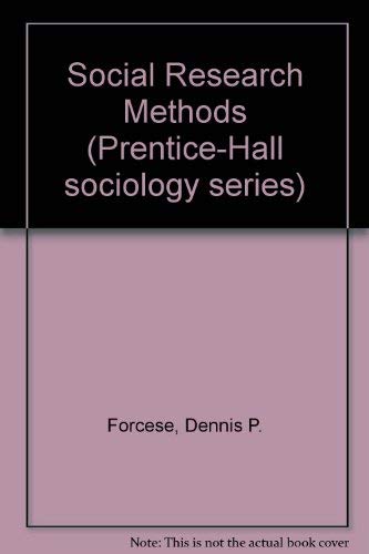 Imagen de archivo de Social research methods (Prentice-Hall sociology series) a la venta por Wonder Book