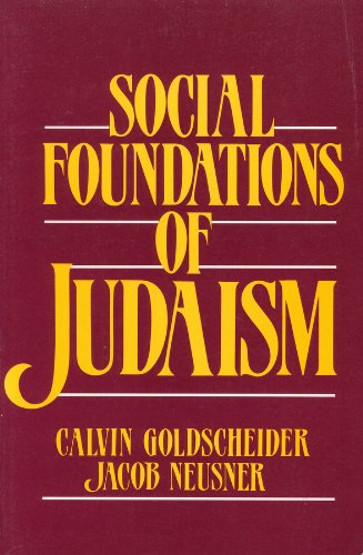 Beispielbild fr Social Foundations of Judaism zum Verkauf von WeSavings LLC