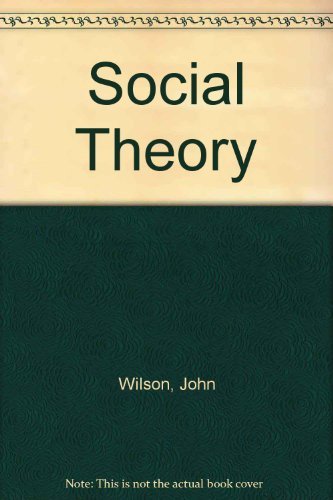 Imagen de archivo de Social Theory a la venta por Better World Books