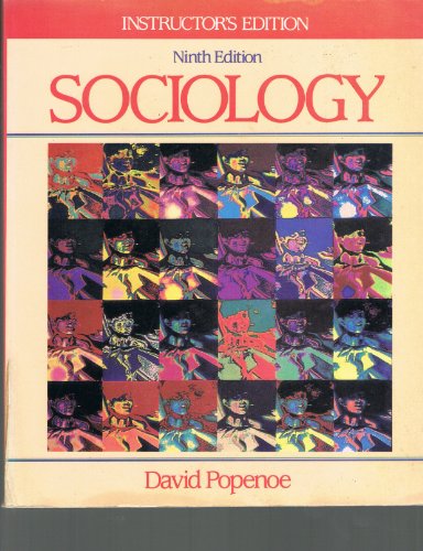 Imagen de archivo de Sociology (Instructor's Edition) a la venta por The Book Cellar, LLC