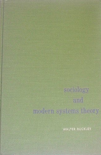 Stock image for Sociology and Modern Systems Theory for sale by Better World Books