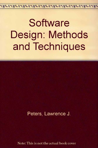 Imagen de archivo de Software Design: Methods and Techniques a la venta por BookHolders