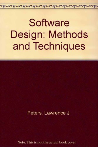 Stock image for Software Design: Methods and Techniques for sale by BookHolders