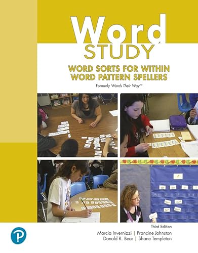 Beispielbild fr Word Study: Word Sorts For Within Word Pattern Spellers zum Verkauf von GreatBookPrices