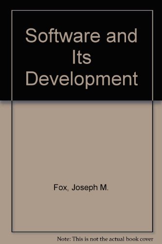 9780138220983: Software and Its Development