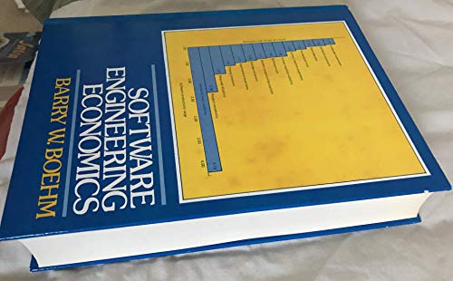 Software Engineering Economics (9780138221225) by Boehm, Barry W.