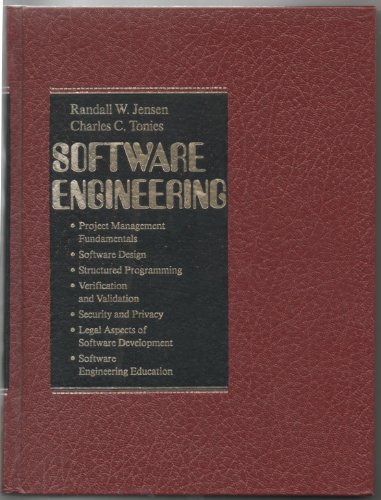 Beispielbild fr Software Engineering zum Verkauf von Open Books