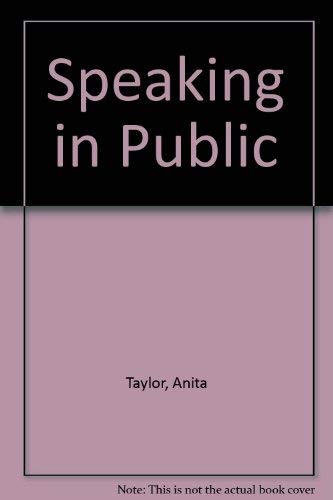 Stock image for Speaking in Public for sale by Wonder Book