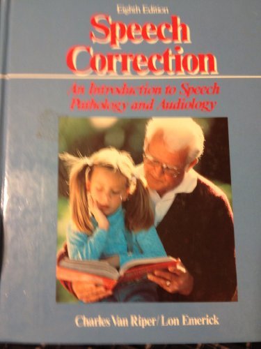 Stock image for Speech Correction for sale by Better World Books