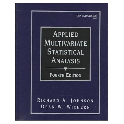 Imagen de archivo de Applied Multivariate Statistical Analysis a la venta por Bramble Ridge Books