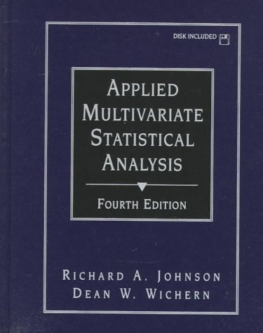 9780138341947: Applied Multivariate Statistical Analysis